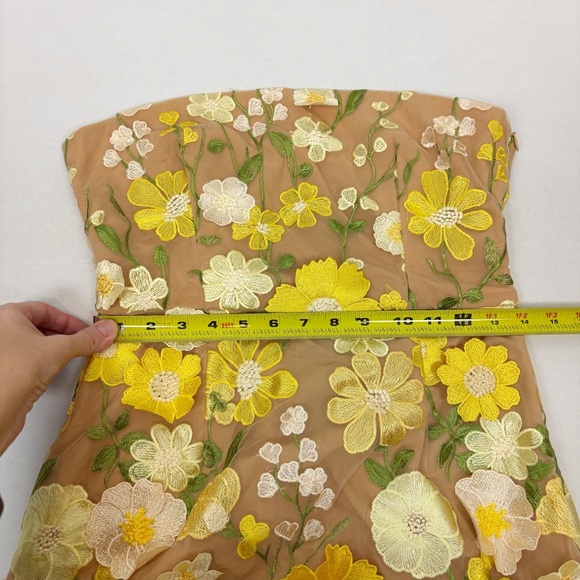 ELLIATT New Age Dress in Yellow Multi Size M - Picture 10 of 11